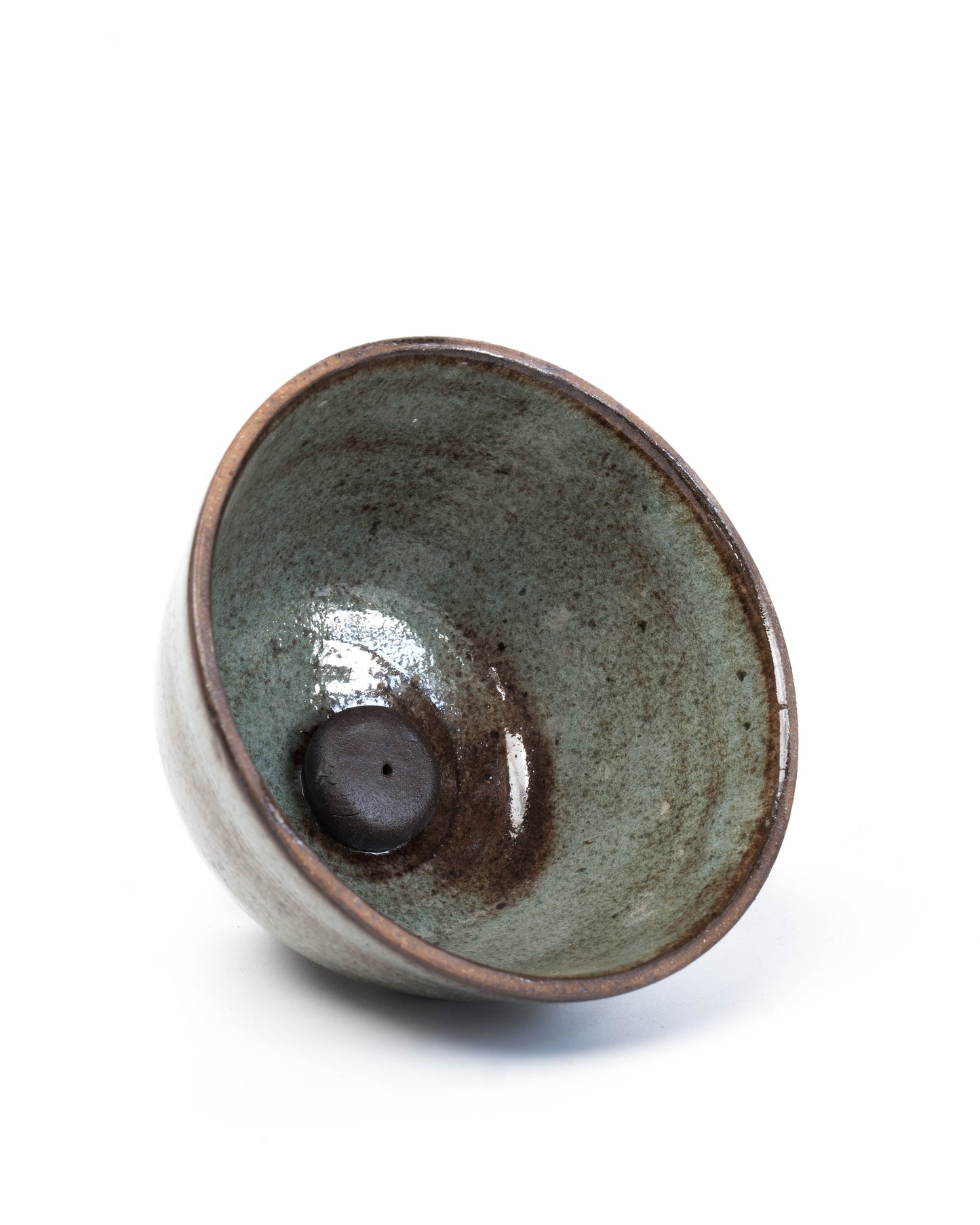 Fern Blue Incense Bowl | M