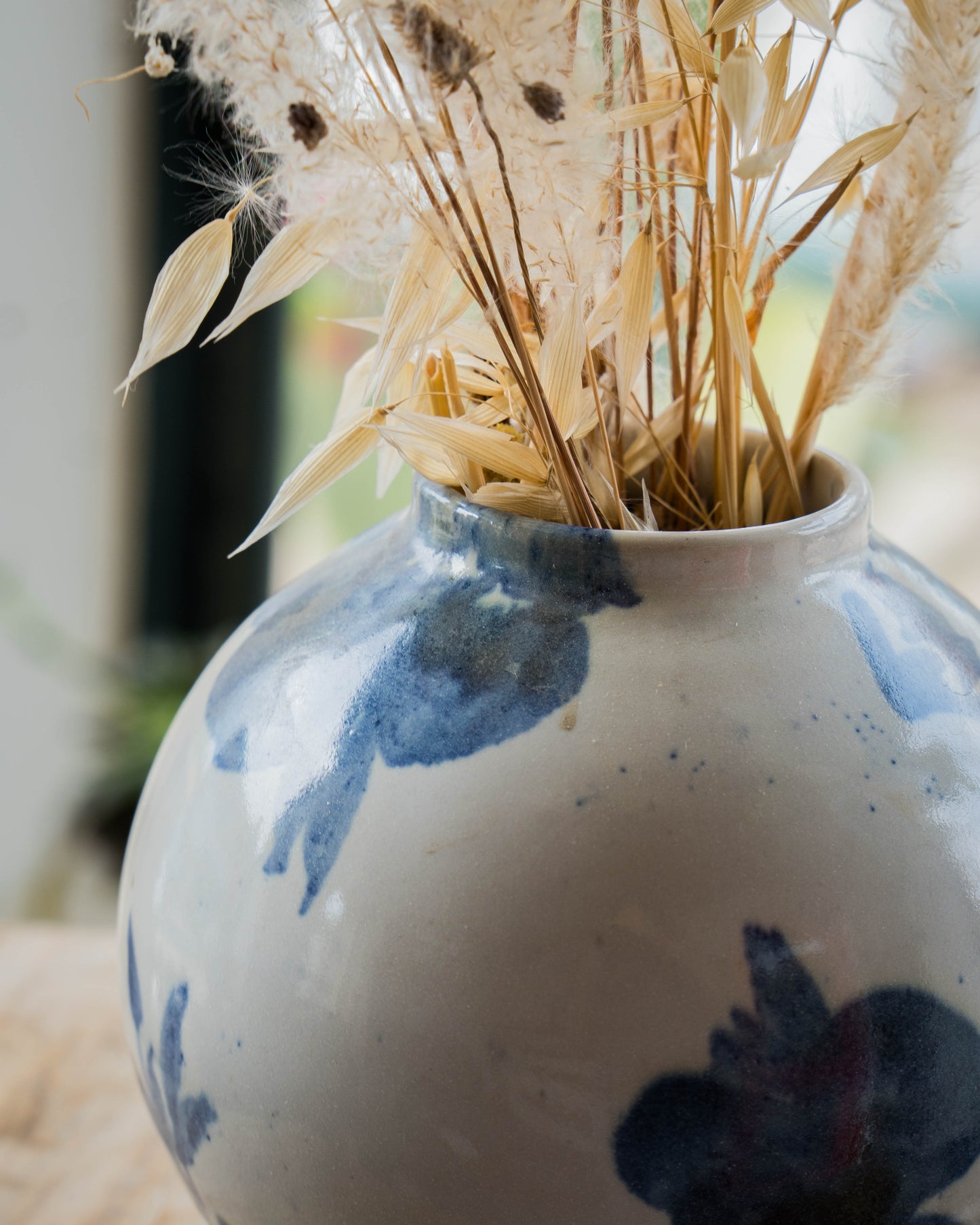 Satin White Moon Jar | M