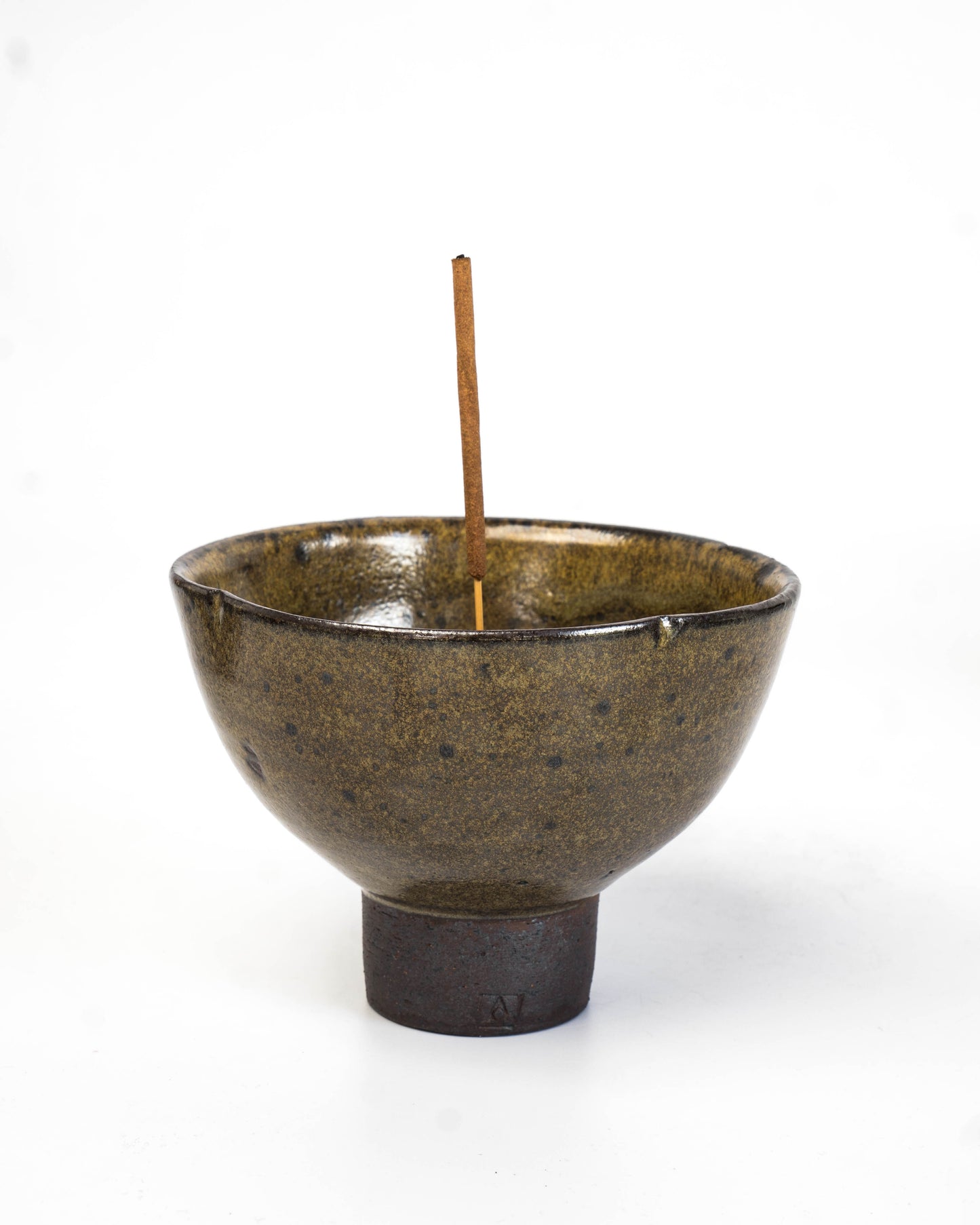 Moss Ash Incense Bowl | M
