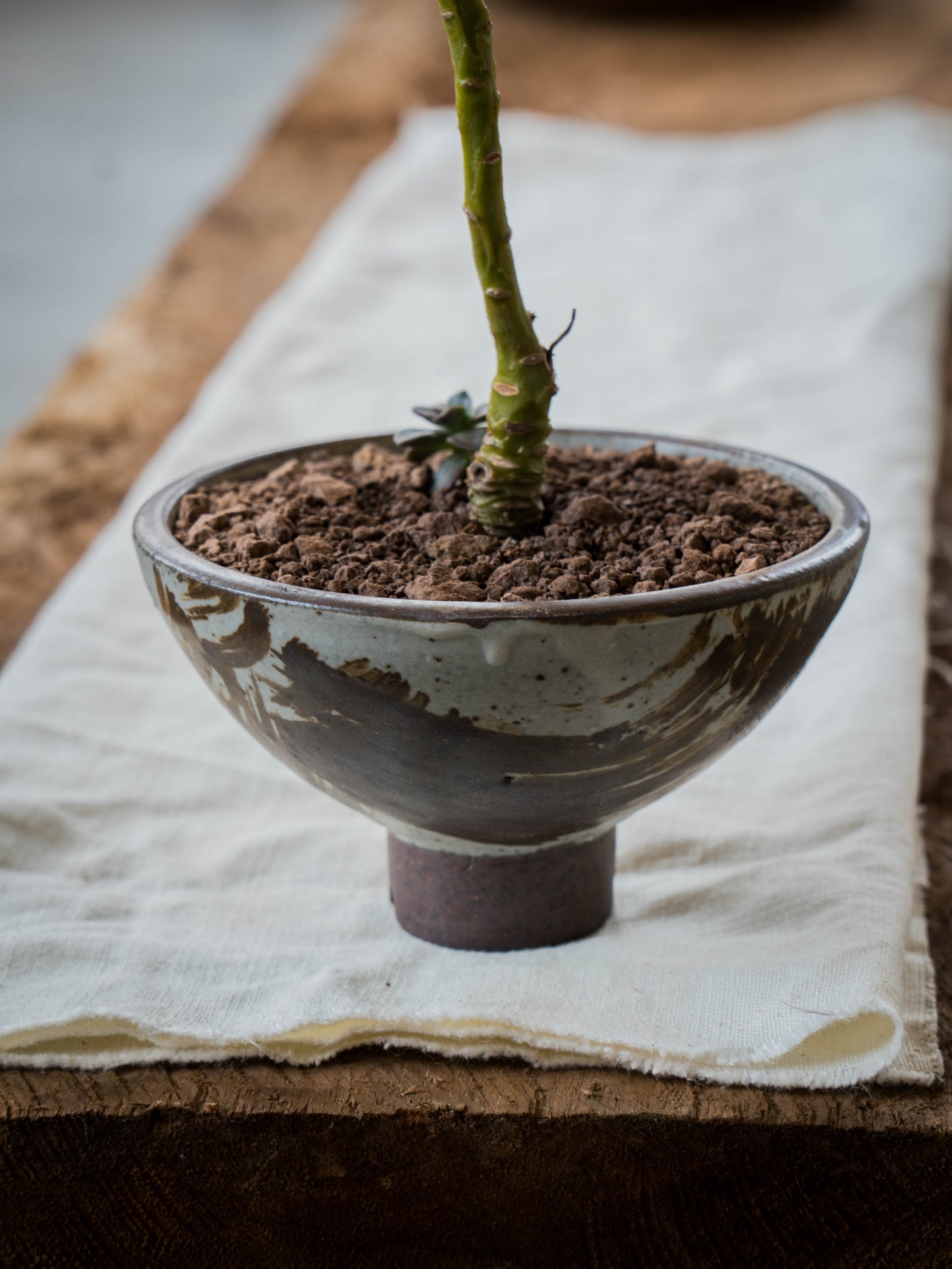 Storm Gray Plant Pot | M