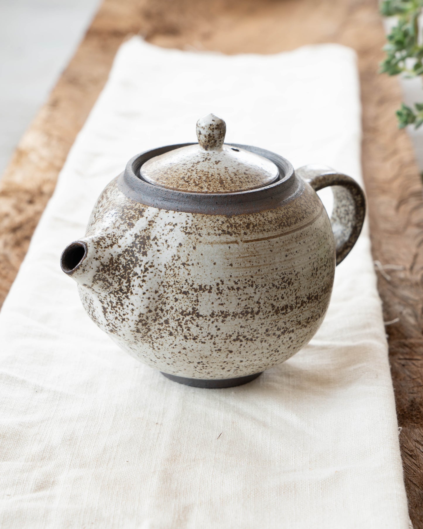 Stone White Teapot | L