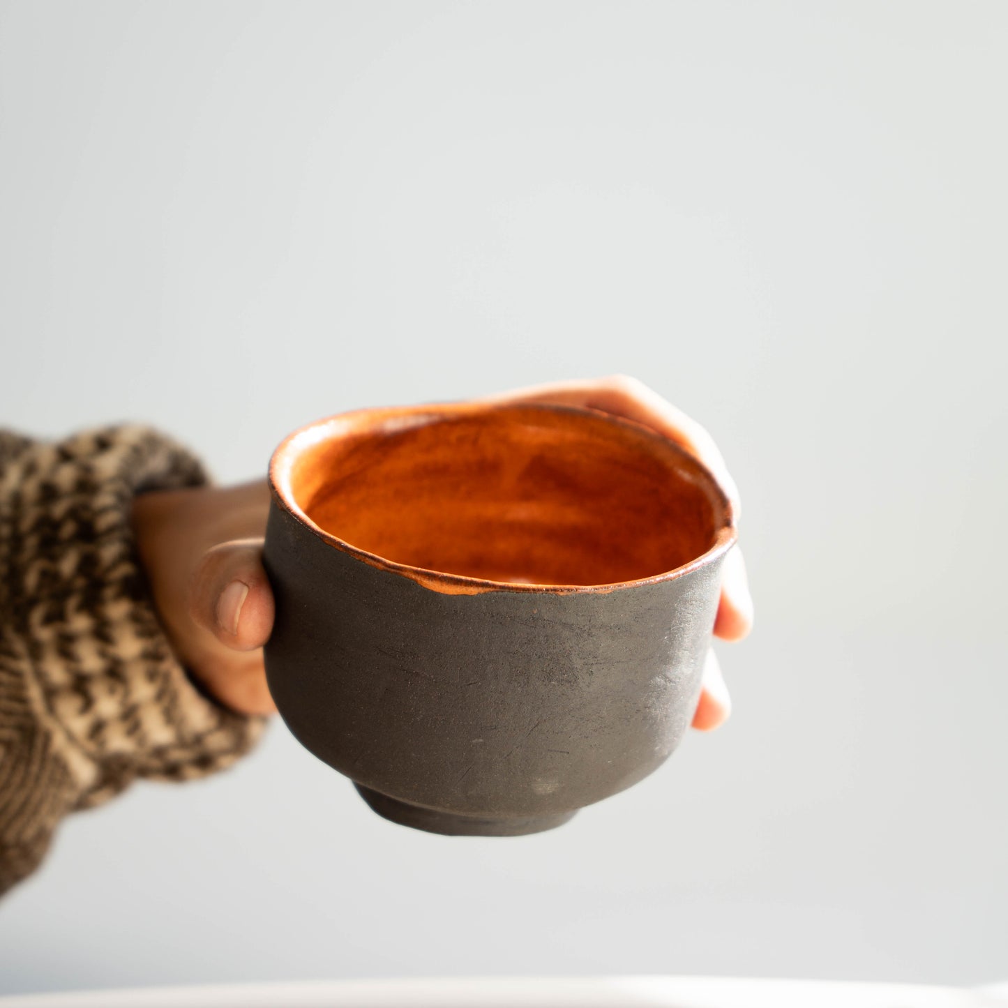 Black Clay Matcha Teabowl | L