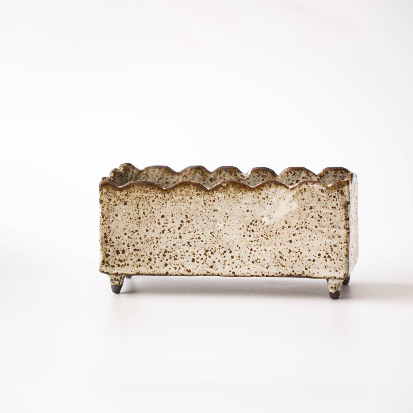 Planter in White Glaze