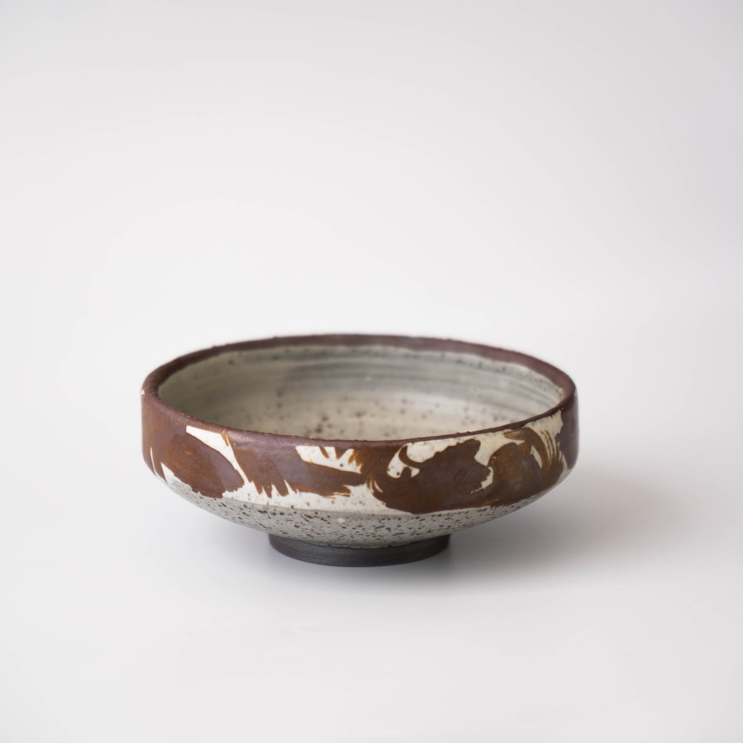 Planter in Gray Glaze
