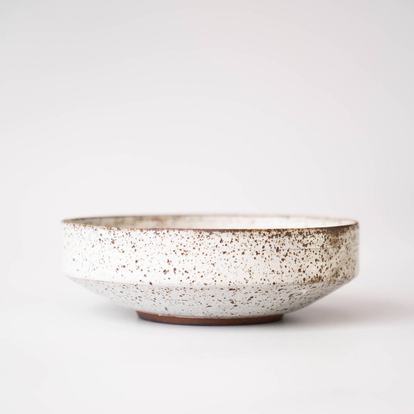 Shallow Planter in White Glaze