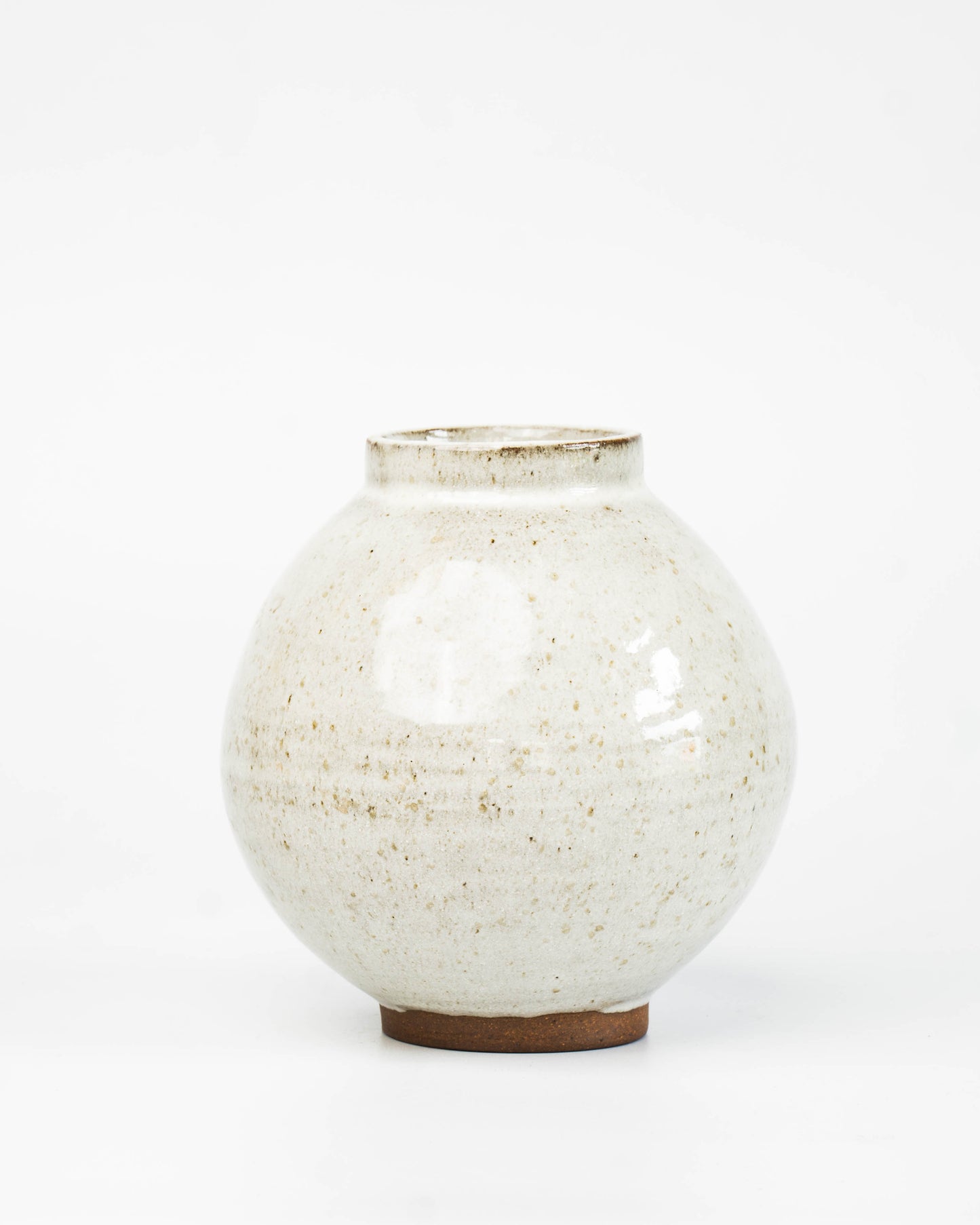 Stone White Moon Jar | M