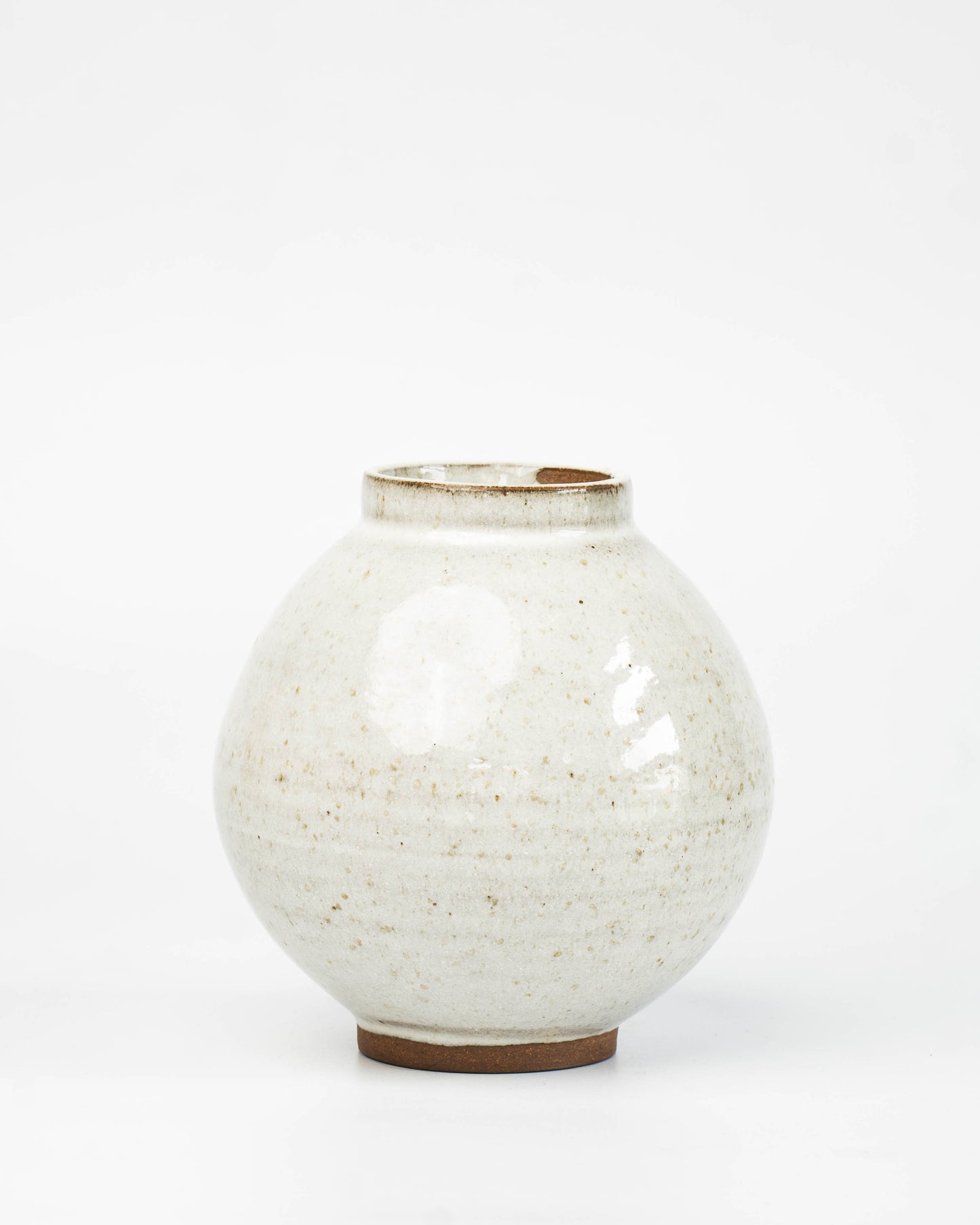 Stone White Moon Jar | M