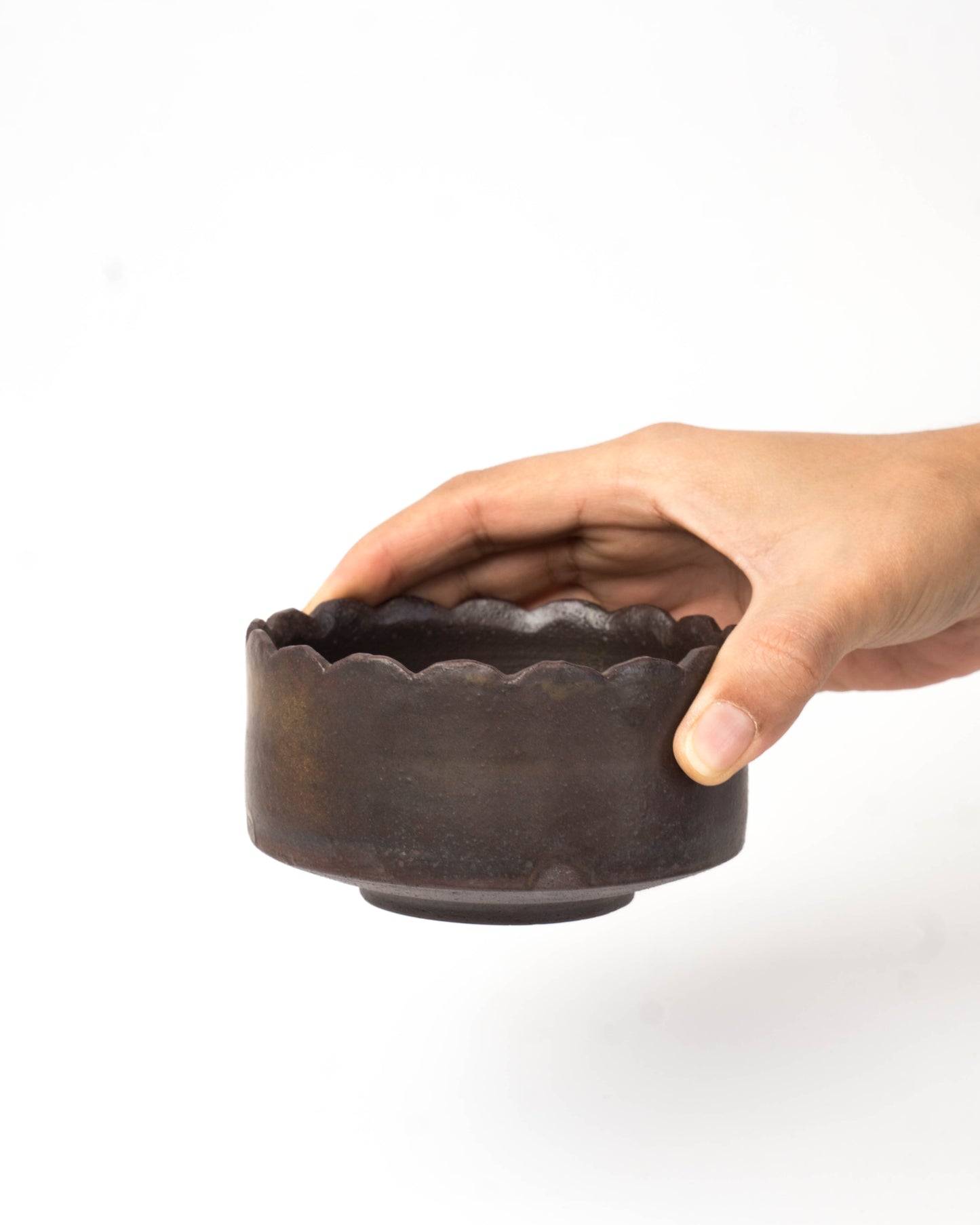 Copper Lustre Plant Pot | M
