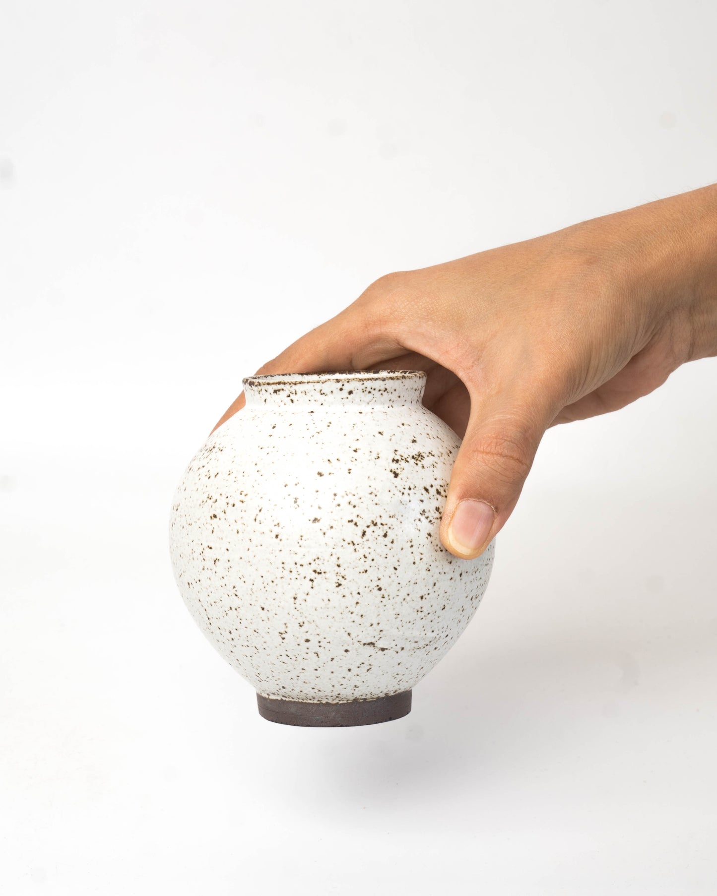 Stone White Moon Jar | S