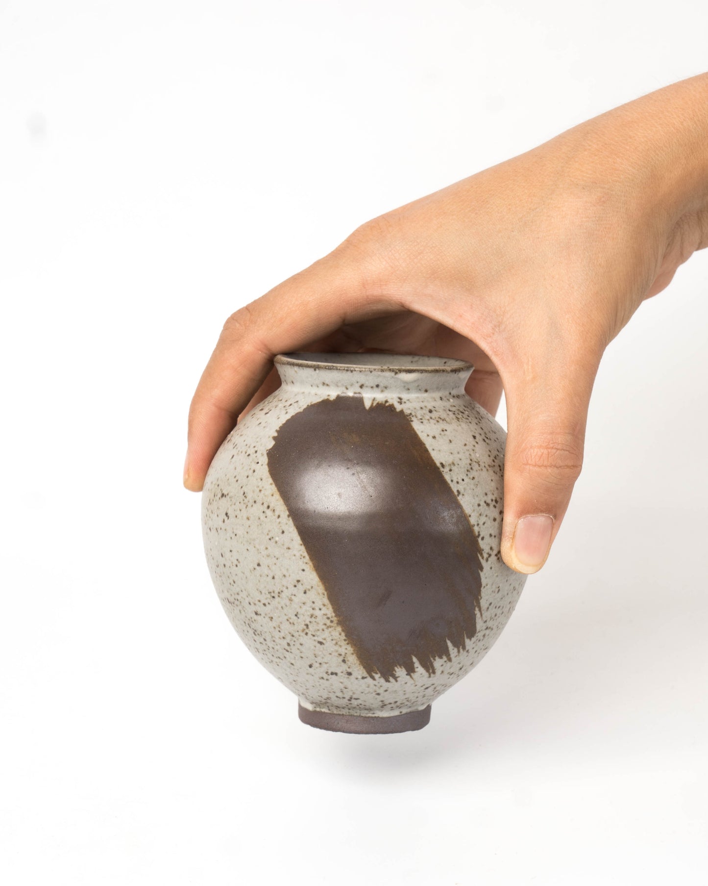 Storm Gray Moon Jar | S