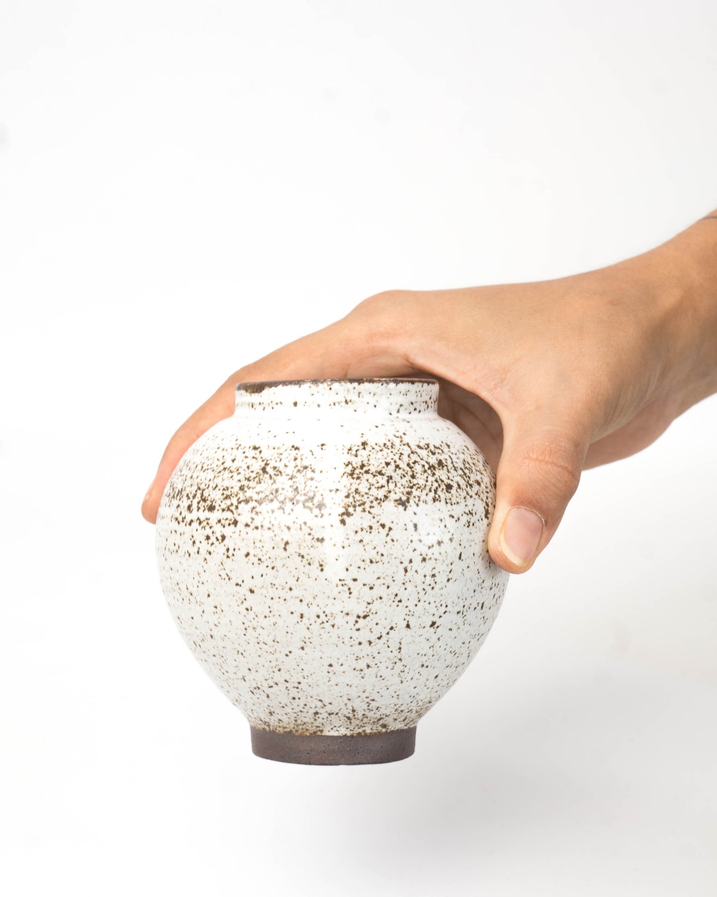 Stone White Moon Jar | S