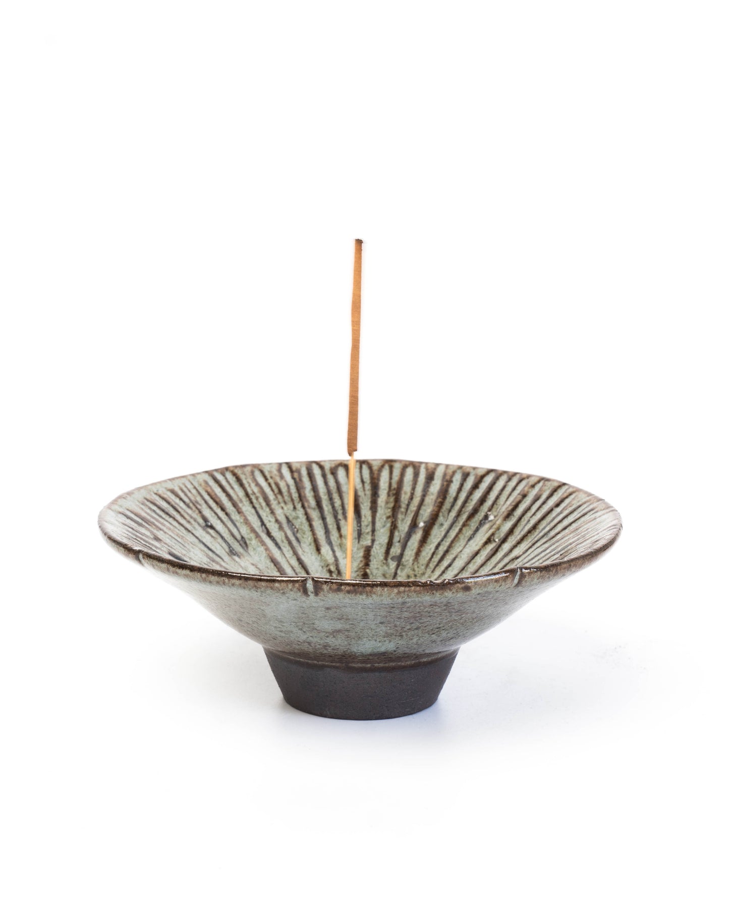 Fern Blue Incense Bowl | M