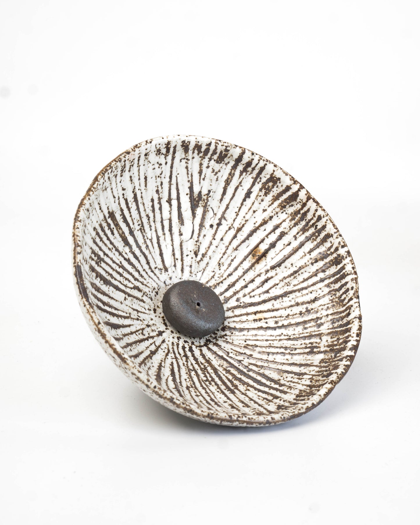 Stone White Incense Bowl | M