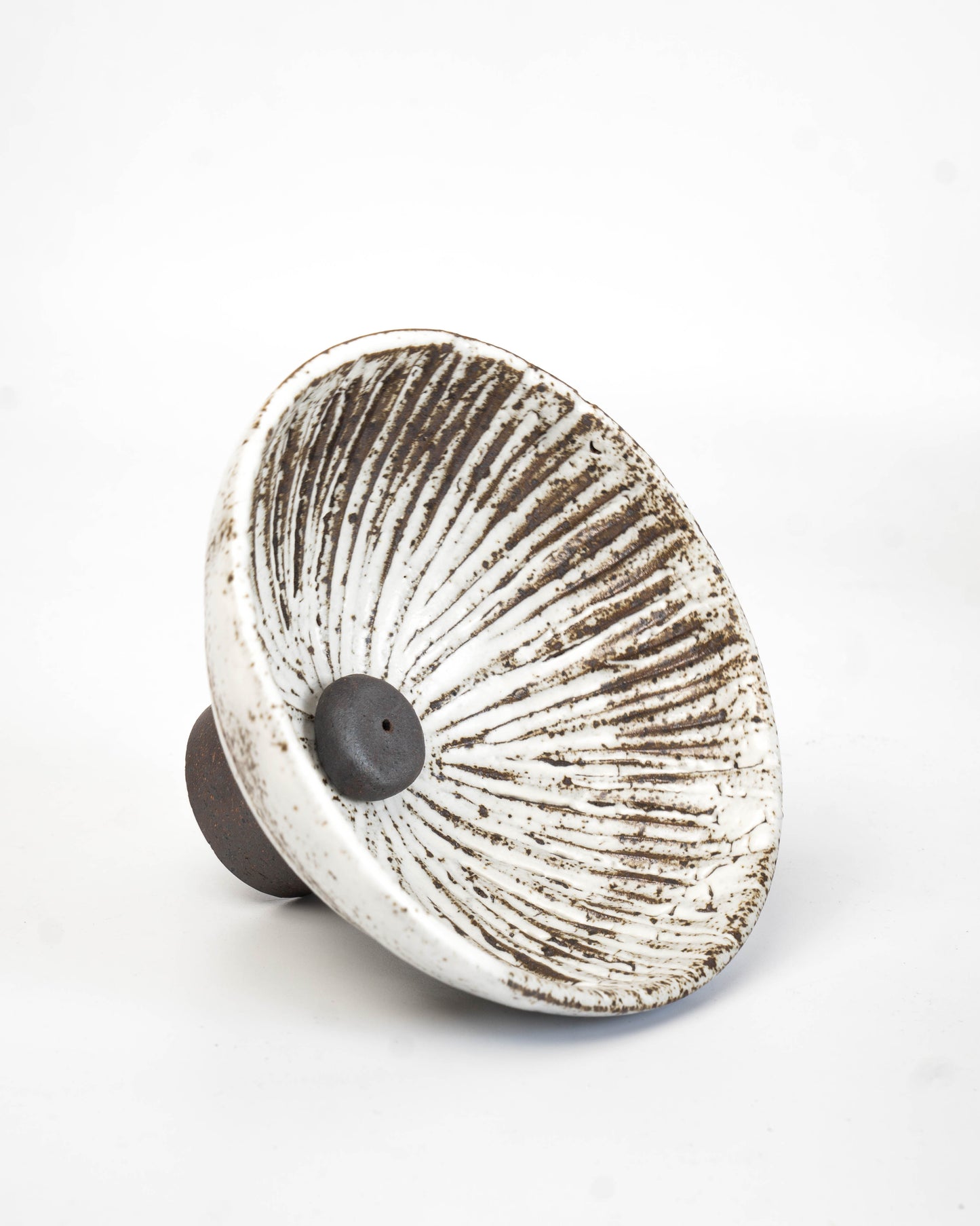 Stone White Incense Bowl | M