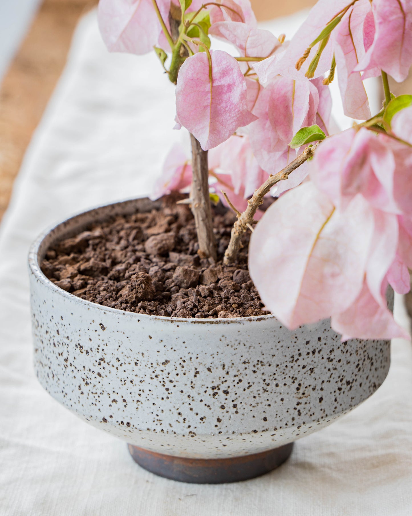 Stone White Plant Pot | L