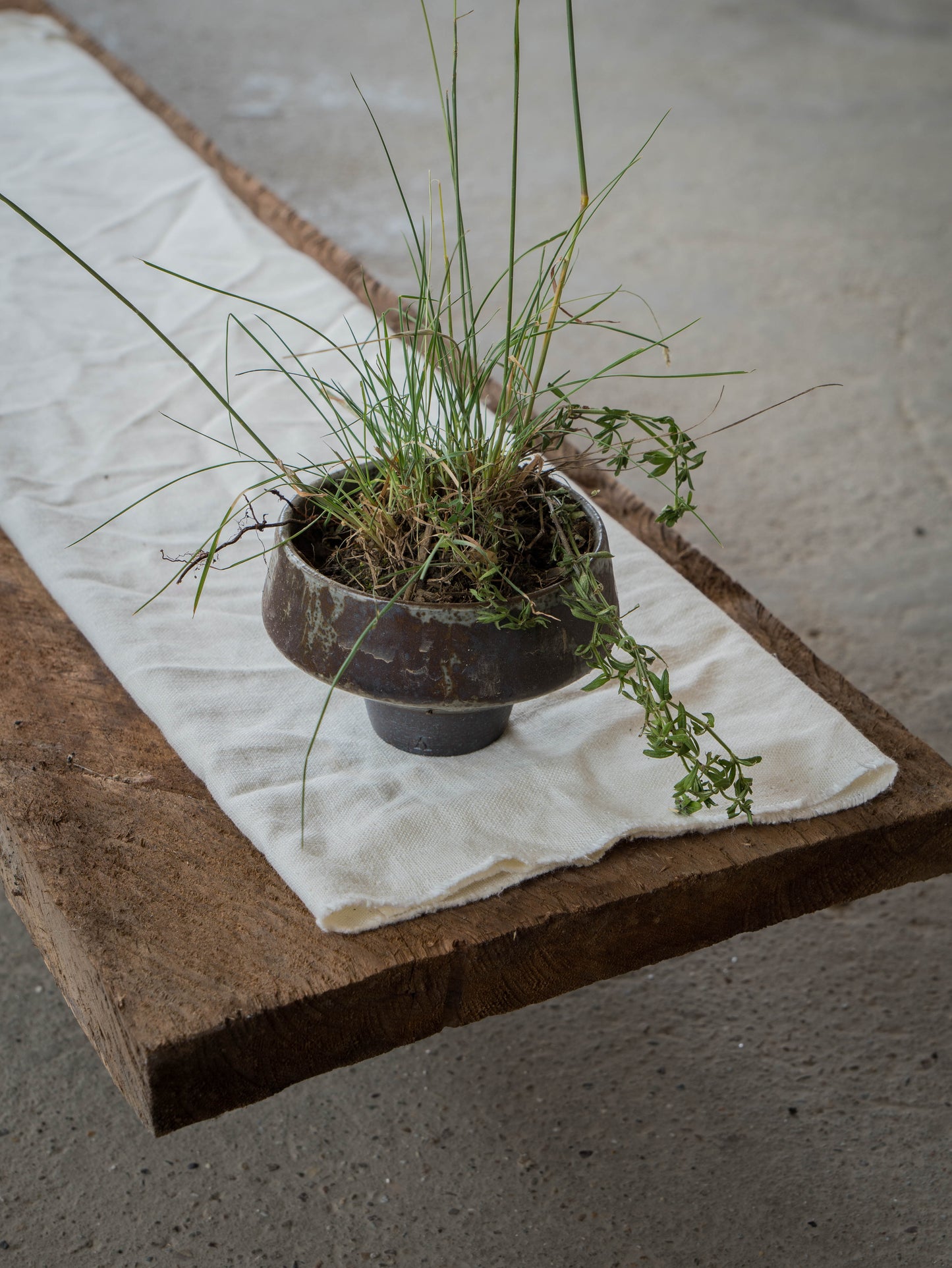 Storm Gray Plant Pot | M