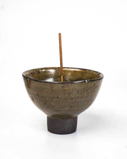 Moss Ash Incense Bowl | M