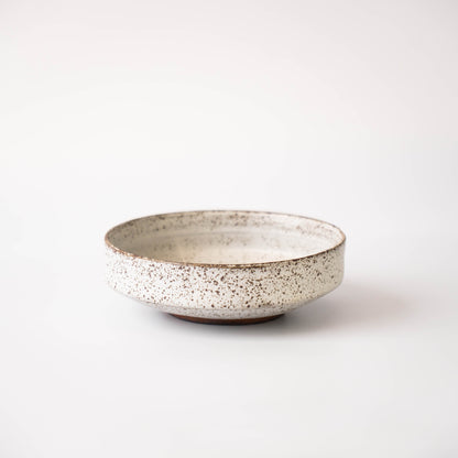 Shallow Planter in White Glaze