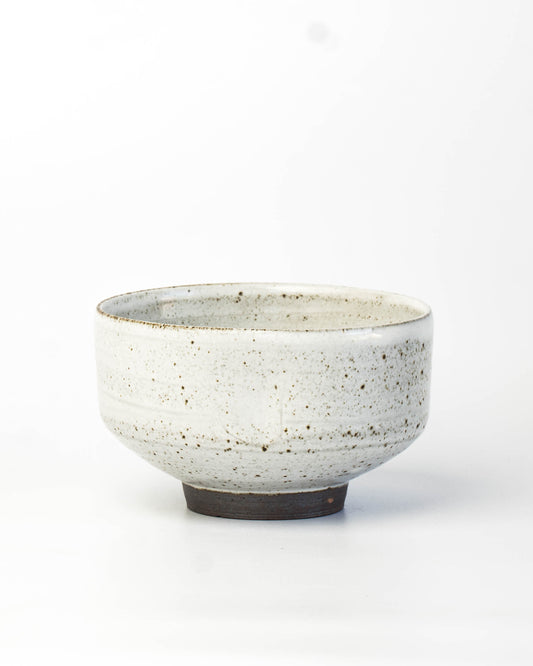 Stone White Matcha Bowl | L