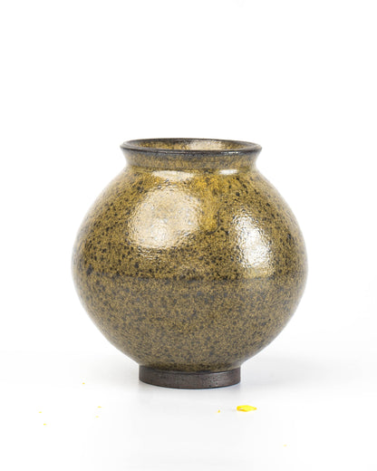Moss Ash Moon Jar | S