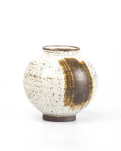 Stone White Moon Jar | S