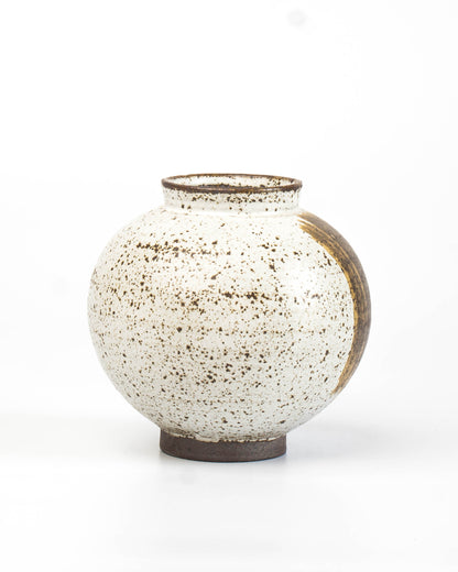 Stone White Moon Jar | S