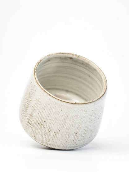 Stone White Teacup | L