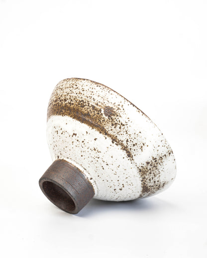 Stone White Incense Bowl | M
