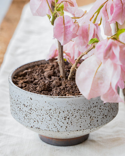 Stone White Plant Pot | L