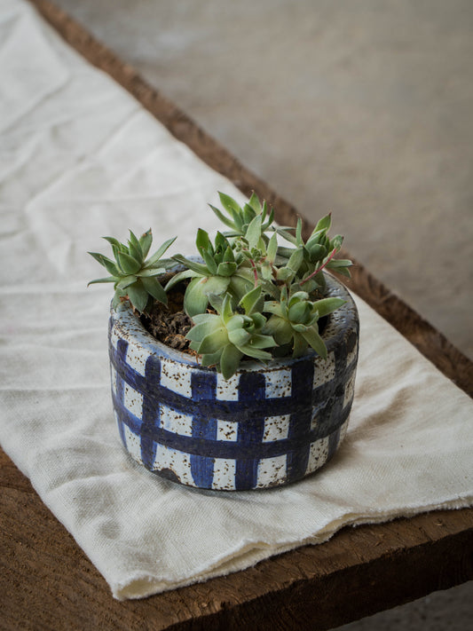 Stone White Plant Pot | S
