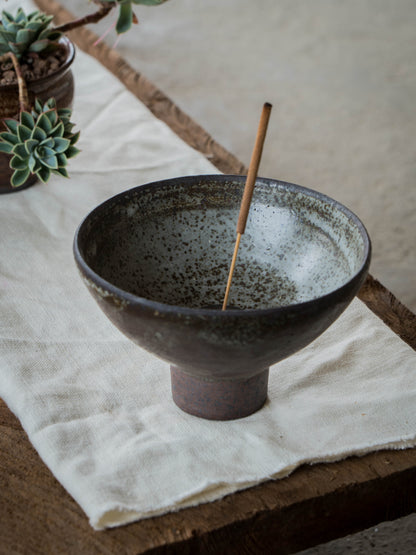 Storm Gray Incense Bowl | M