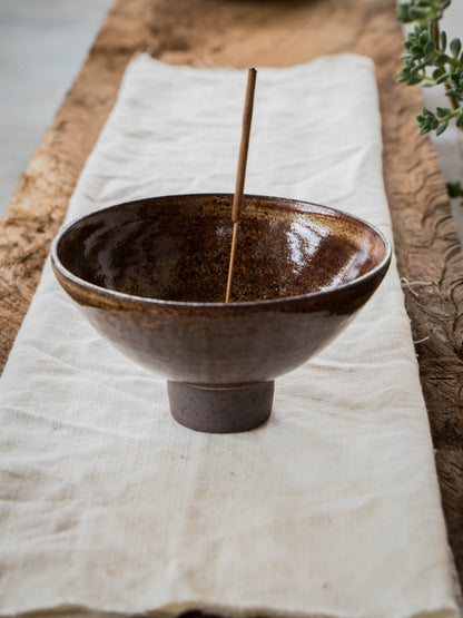 Ochre Incense Bowl | M