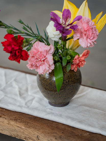 Moss Ash Moon Jar | S