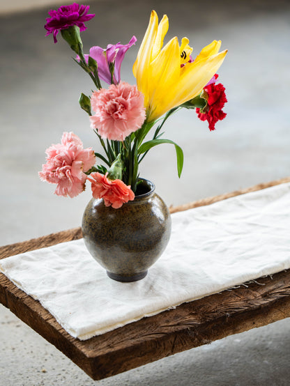 Moss Ash Moon Jar | S